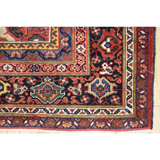 1910s Antique Persian Sultanabad Oriental Carpet, Room Size, with Floral Elements For Sale - Image 5 of 11