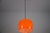 Mid-Century Red Glass Pendant Lamp, Italy, 1960s For Sale - Image 4 of 15