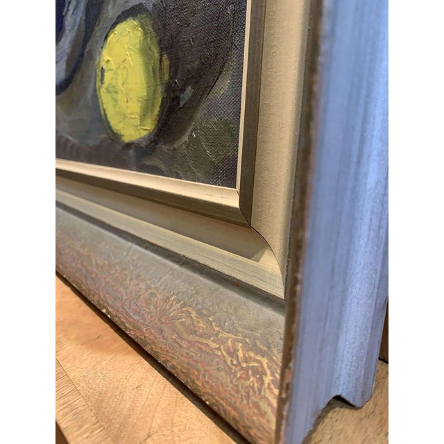 Swedish Artist, Vase with Camellias, 20th Century, Oil on Canvas, Framed For Sale - Image 11 of 14