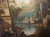 A Rare and Monumental 18th Century Italianate Landscape Oil on Canvas by Dutch Old Master W. Troost the Elder (1684-1752) For Sale - Image 18 of 18