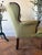 Pair of 2 Mid-20th Century Vintage Hollywood Regency / Art Deco Revival Wingback Accent Chairs in Pristine Condition For Sale - Image 15 of 15