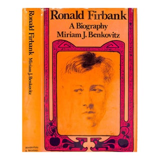"Ronald Firbank: A Biography" 1970 Benkovitz, Miriam J. For Sale