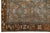 19th Century Antique Malayer Wool Runner Rug With Slate Blue Field & Rust Border For Sale - Image 10 of 10