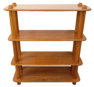 Vintage Elm Bookcase Shelf, 1980s