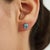 These Classic Oval Blue Topaz Stud Earrings feature 1.78 carats of blue topaz gemstones in a brilliant faceted oval cut....