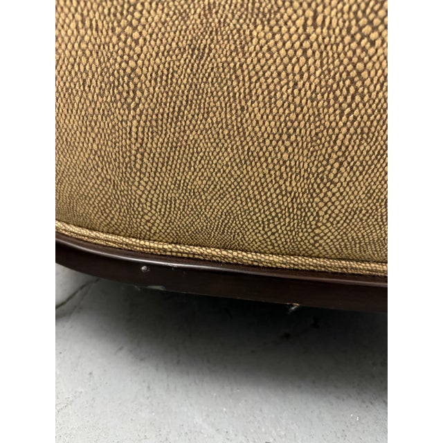 1990s Pair of A. Rudin Model 615 Chairs in Neutral Designer Upholstery For Sale - Image 9 of 18