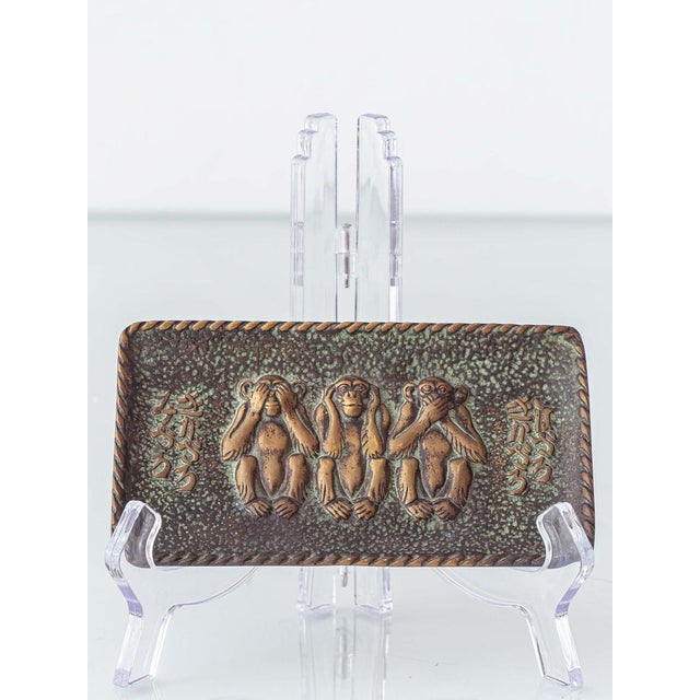 Art Deco Bronze Tray by Max Le Verrier, France, 1930s For Sale - Image 4 of 9