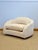Mid-Century Modern 1970s Adrian Pearsall Butter Yellow Velvet Swivel Lounge Chair For Sale - Image 3 of 12