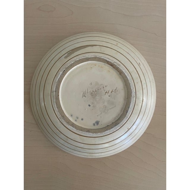 Green Mid-Century Danish Haunsø Keramik Emerald Green Pottery Bowl, Scandinavian Pottery, Made in Denmark For Sale - Image 8 of 15