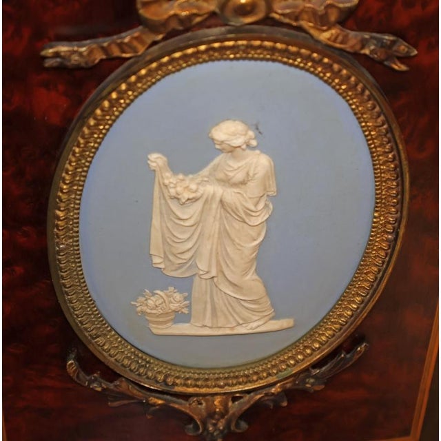 Late 19th Century English Burl Walnut Napoleon III Bronze Mounted Ladies Desk For Sale - Image 10 of 18