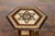 Mid 20th Century Moroccan Midcentury Side Table with Hexagonal Top and Mother-of-Pearl Inlay For Sale - Image 10 of 12