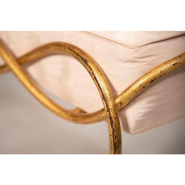 Metal Art Deco French Wrought Iron Chairs, 1940, Set of 10 For Sale - Image 7 of 13