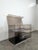 Hi-Fi Cabinet with Drop-Down Door in Smoked Acrylic Glass and Chrome-Plated Metal, 1970s, in Very Good conditions....