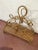 Hollywood Regency Gold Tassel Magazine Rack For Sale In Charleston - Image 6 of 9