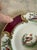 1930s Myott Staffordshire Chelsea Bird Salad Plates Burgundy Gold English China - Set of Eight (8) 7 7/8” For Sale - Image 10 of 11