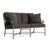 Brown Jordan Venetian Loveseat, Mica frame with Fusion Charcoal fabric For Sale - Image 12 of 12