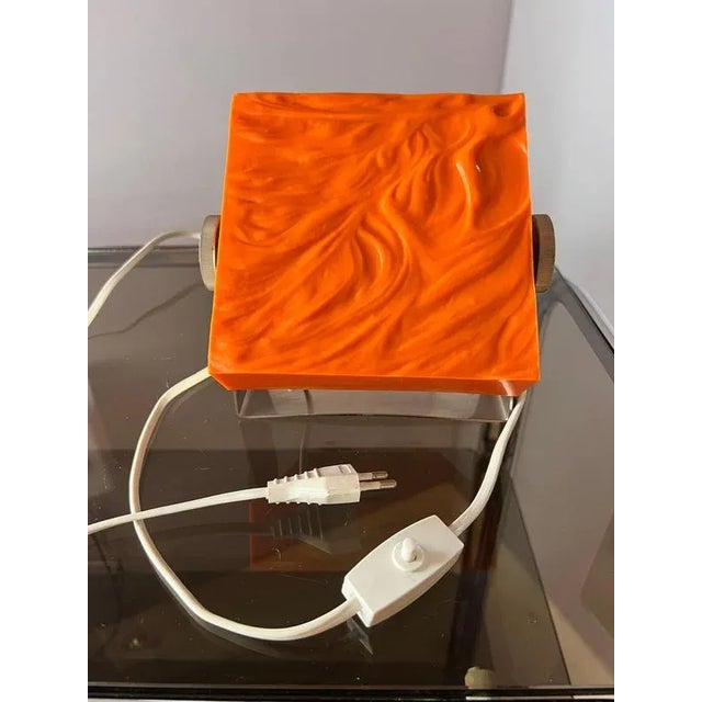 Orange Table Lamp from Uwe Mersch For Sale - Image 6 of 11