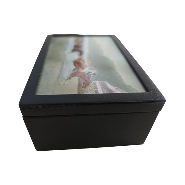 1800's Box With Original Art on Lid For Sale - Image 11 of 11