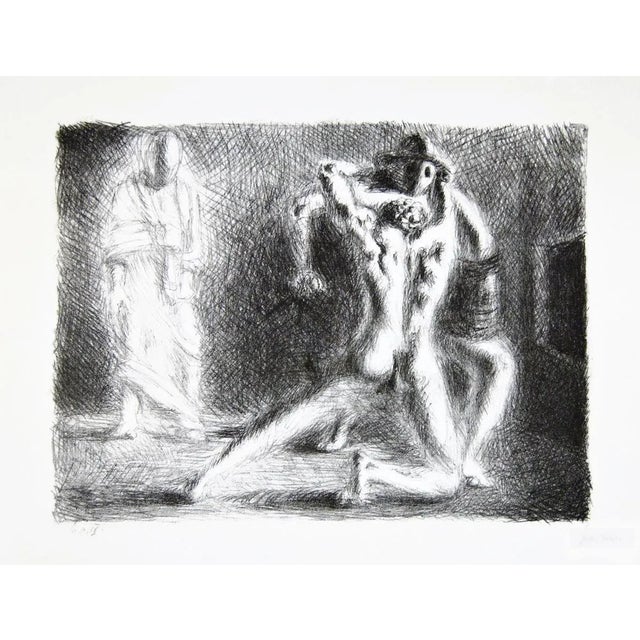 School of Gladiators II - Original Lithograph by Giorgio De Chirico - 1920 1920 For Sale - Image 6 of 6