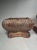 Burgundy Art Deco Ceramic Cachepots, a Pair in Burgundy, Verdigris & Gold For Sale - Image 8 of 12