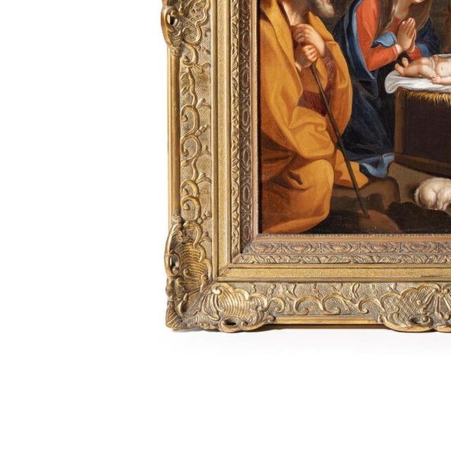 Holy Family, 19th Century, Oil on Canvas For Sale - Image 3 of 6