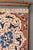 1970s Persian Isfahan Wool and Silk Hand Knotted Wall Hanging For Sale - Image 6 of 16