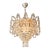 Vintage French Empire Style Crystal Basket Chandelier Neoclassical Crystal For Sale