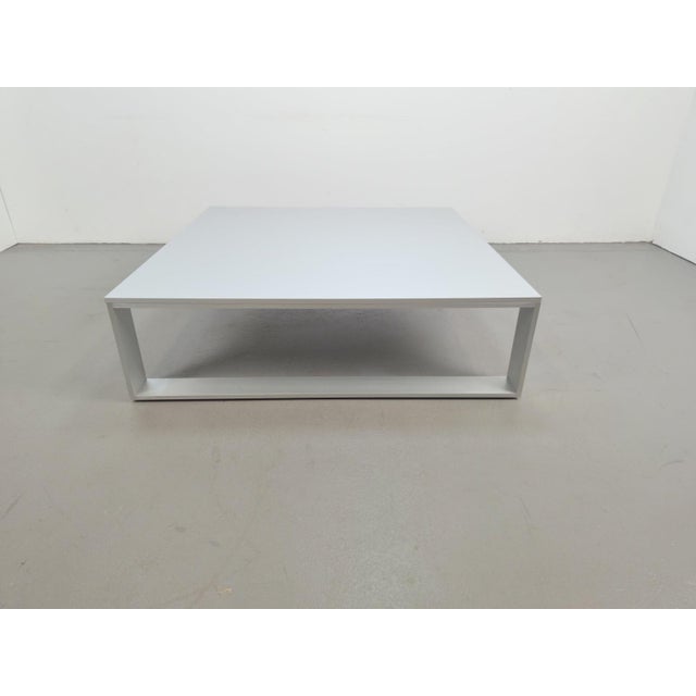 Contemporary Aluminum DP Coffee Table by Dominique Perrault for Sawaya & Moroni, 2010s For Sale - Image 3 of 18