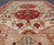 Cream Antique Turkish Sivas Rug With Red, Taupe, Light Green and Cream Colors For Sale - Image 8 of 15