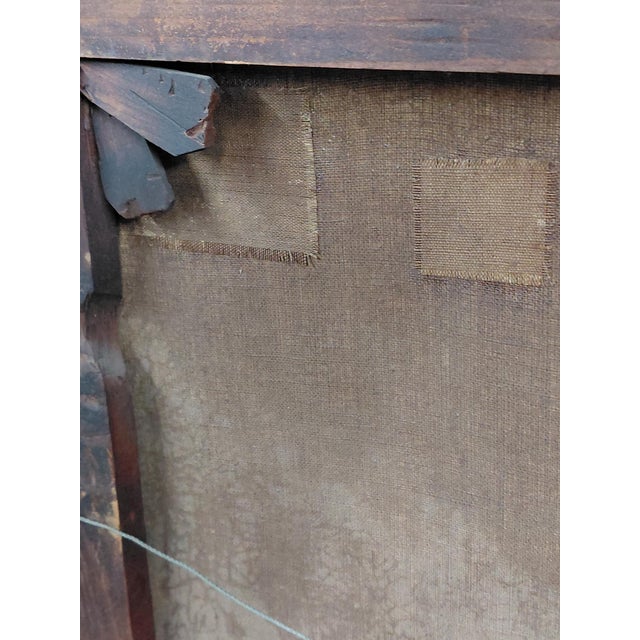 Green Framed Signed A. Fichtner Roaring River Landscape For Sale - Image 8 of 17