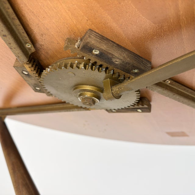 Brown Jurg Bally Adjustable Table, 1950s For Sale - Image 8 of 10