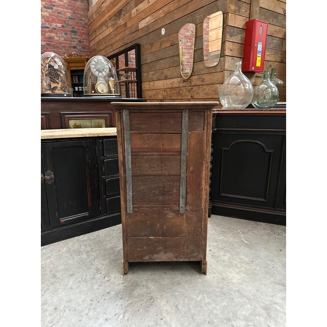 Small Early 20th Century Notary's Cabinet For Sale - Image 8 of 9