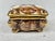 Beautiful vintage ceramic lidded box. Originally made in Belgium. Features a deer with ornate gold detailing on the...