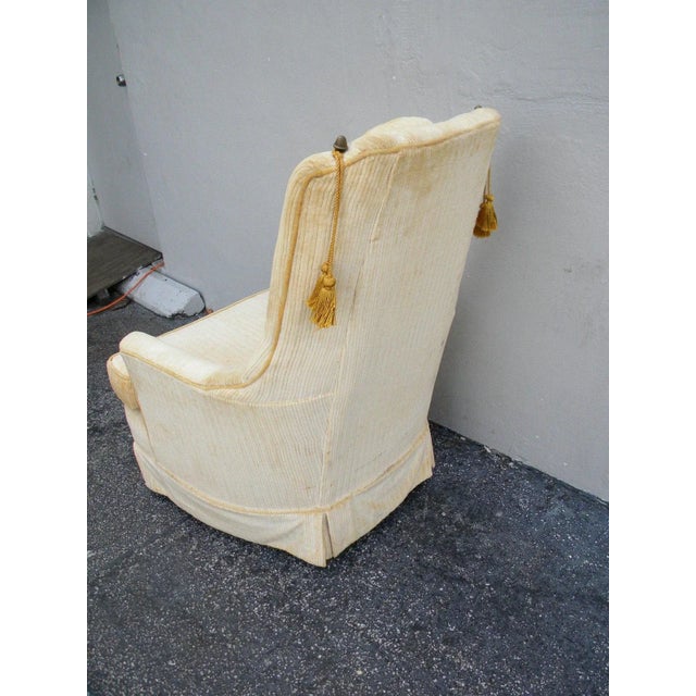 Mid-Century Tufted Side by Side Chairs by Kay - Pair For Sale In Miami - Image 6 of 11