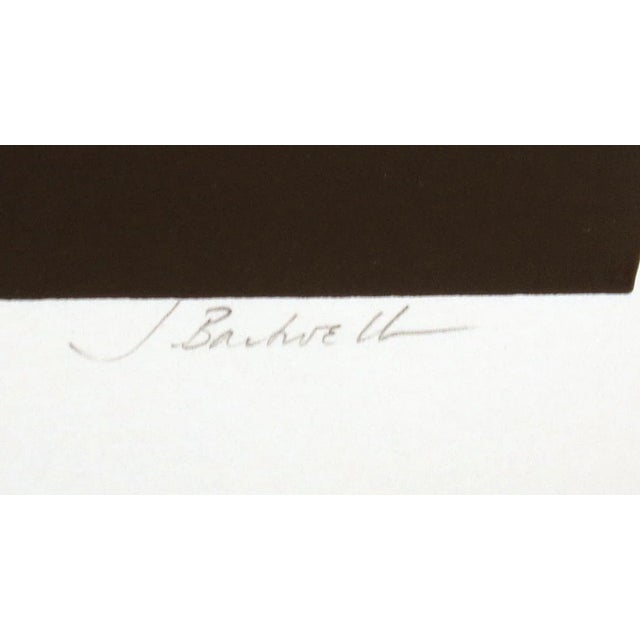 1980s 1980s "Wind Ridge" Southwestern Landscape Diptych Serigraph Prints by Jim Boutwell - a Pair For Sale - Image 5 of 10