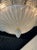 Small Scale Frosted Murano Glass Flush Mount Chandelier For Sale - Image 4 of 6