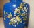 Fine Antique Sterling Silver Mounted Japanese Enameled Blue Cloisonne Vase For Sale - Image 4 of 15