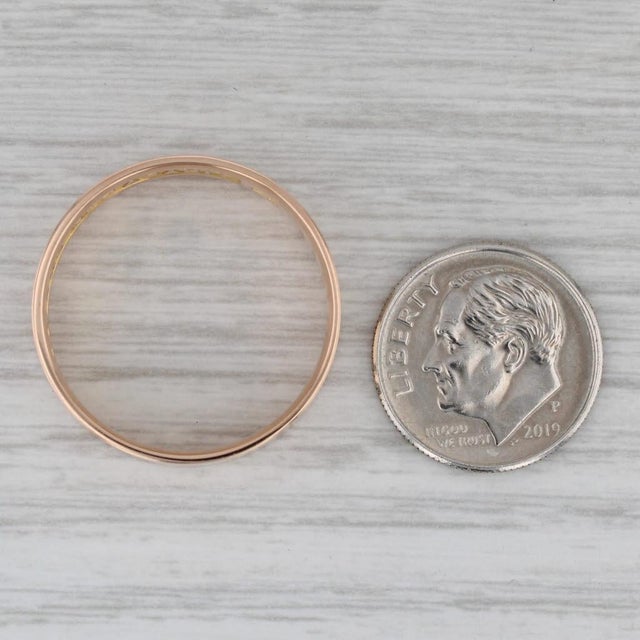 1920s Antique Scottish Rite 14th Degree Ring 14k Rose Gold Band Masonic Size 12 For Sale - Image 11 of 11