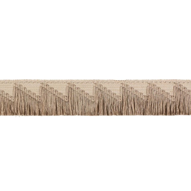 Schumacher Schumacher Trace Of Connection Fringe Trim In Sandstone For Sale - Image 4 of 4