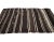 Mid 20th Century Brown & Off White Striped Kilim Rug For Sale - Image 4 of 7