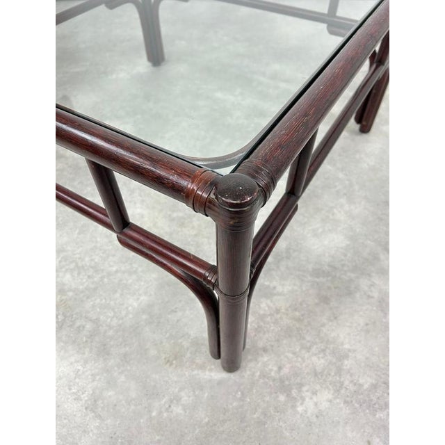 Mid-Century Modern Bamboo Low Table from Gervasoni, 1970s For Sale - Image 6 of 9