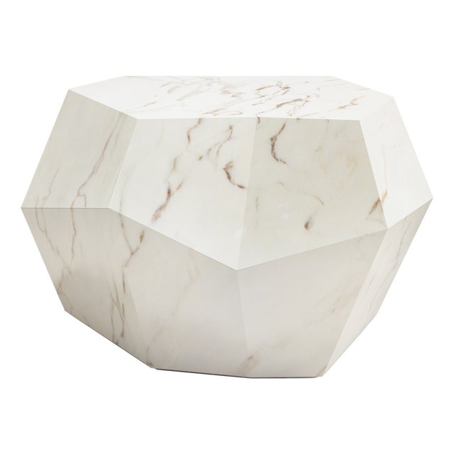 Three Rocks Medium Coffee Table in Estremoz Marble from Insidherland For Sale