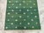 Mid-Century Modern Handmade Cotton Forest Green Diamond Runner, Green and White -2.5'x12' For Sale - Image 3 of 8