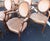 W. & J. Sloane Set of Six W. & J. Sloane Louis XVI Revival Walnut Oval Back Dining Armchairs, Mid-Century For Sale - Image 4 of 17