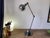 Industrial Industrial Graphite 2 Arm Table Lamp by Jean-Louis Domecq for Jieldé, 1950s For Sale - Image 3 of 13