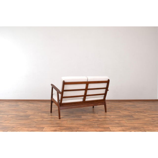 Mid-Century Danish Teak 2-Seater Sofa, 1960s For Sale - Image 6 of 12