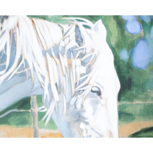 Contemporary Oil on Canvas Painting of a Horse by Katharine Sutphin For Sale - Image 3 of 10