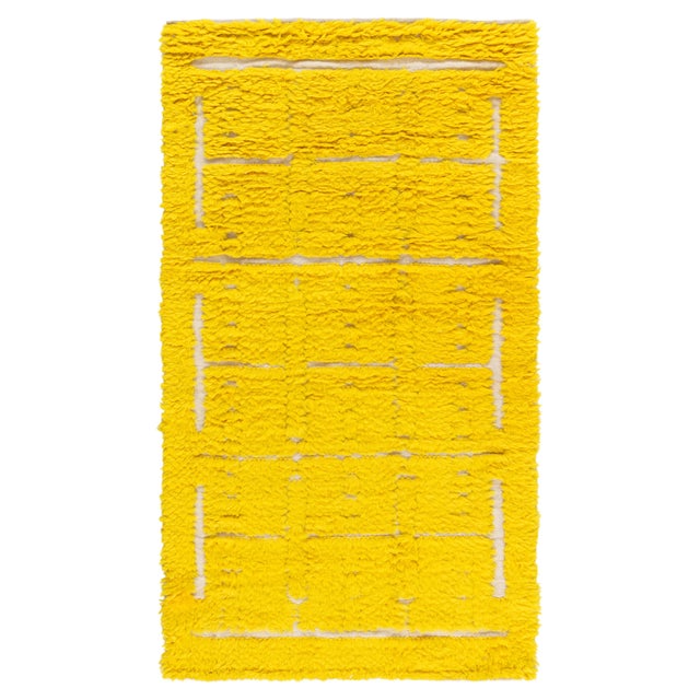 Radiant Modern Tulu Wool Rug from India by Doris Leslie Blau For Sale