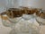 Gold Vintage Culver Tyrol Gold Filigree Glass Decanter & 5 Stemmed Wine Glasses Set For Sale - Image 8 of 12