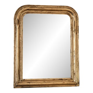 Antique French Louis Philippe Giltwood Mirror – Late 19th Century For Sale